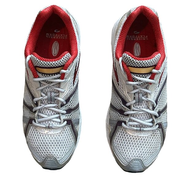 Brooks Ghost Sneakers 8.5 Running Road Race Trainers Jogging White And Pink - Picture 2 of 8